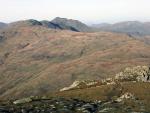 Bowfell on skyline.