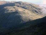 Zoom in on track to Wetherlam.