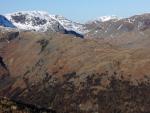 Fairfield on top left. The top of Nethermost Pike beyond the ridge.