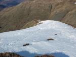 A steep descent from Gray Crag.