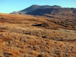 Eskdale Fell in the distance with Scafell beyond.