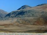 Close up of Great Gable behind Hard Rigg.