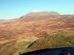 Looking back to Whinscales and Scafell beyond.