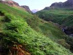 Above the Esk gorge heading for Scar Lathing. Ill Crag in the distance.