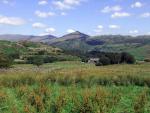 Going back across Birker Moor.Caw centre skyline.