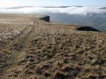Looking back along the edge.