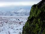 Close up of Great Gable from the ridge leading up to Low Saddle.