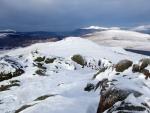 Looking back down the ridge to Low Saddle from High Saddle.