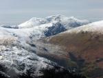 Close up of Honister Crag. High Stile group in the distance.