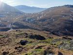 Looking back down to Lingcove Beck from Pianet Knott.