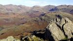 The Scafells from Harter Fell.