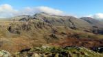 Looking across Long Crag from Scar Lathing.