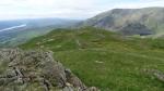 Looking back down the south ridge.