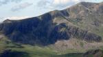 Slight Side rising up to Long Green, with Cam Spout Crag rising up from the right.